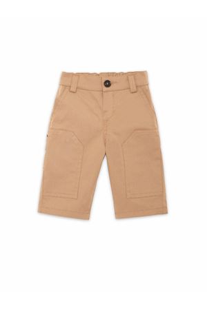 Pantalone baby in gabardina stretch beige FENDI KIDS | BUF223ADEHF1F4G